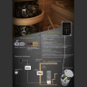 Электрическая печь SAWO ARIES (6,0 кВт, без пульта, нержавейка, встроенный блок мощности, угловая) ARI3-60Ni2-CNR-P